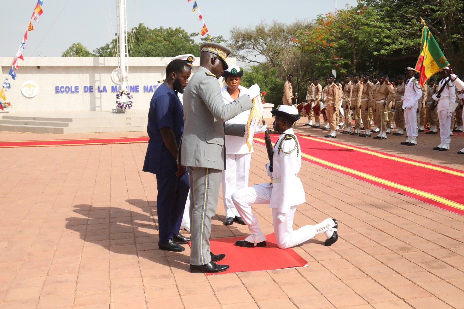 Promotion feu enseigne de vaisseau de 2ème classe Ousmane FAYE